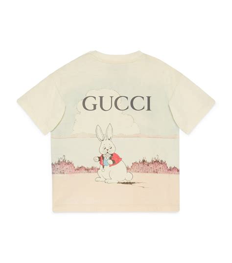 gucci bunny shirt|peter rabbit x Gucci shirts.